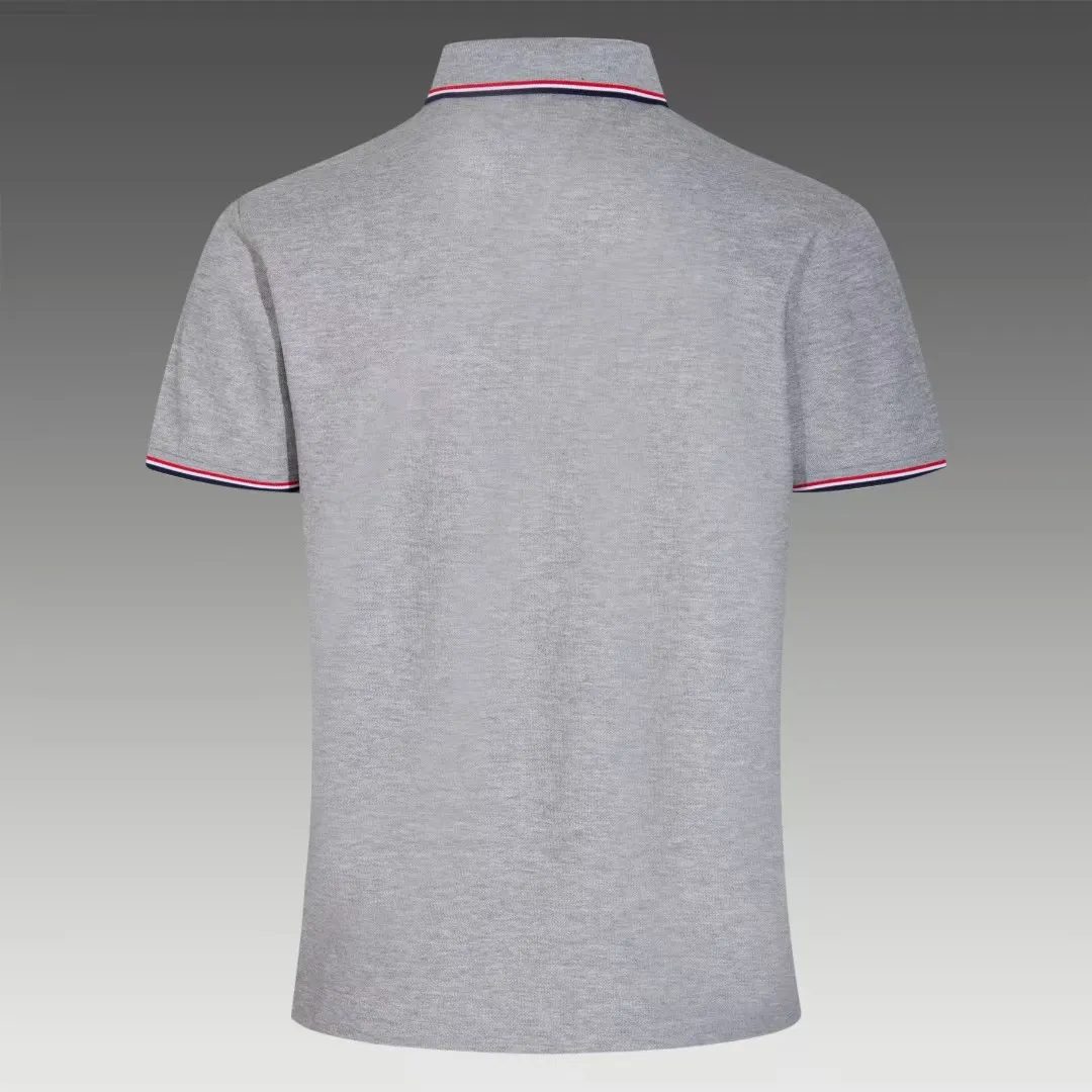MONCLER~ 2026 New Arrival Quality POLO ， Breathable ， ， ， Quality。 ！ ， ！ LOGO Quality ：Black，White，Gray，Royal Blue Sizes：M~L~XL~2XL~3XL